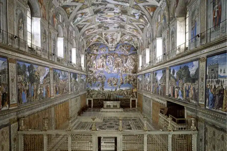 Inside the Sistine Chapel