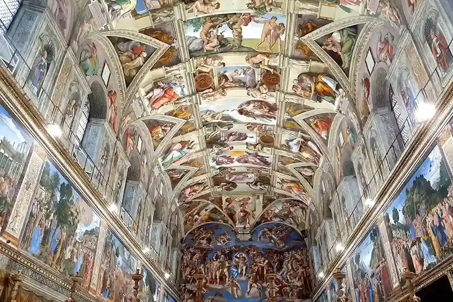 Sistine chapel roof paintings